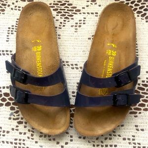Birkenstock Sandals - Plum with double strap & buckle (women size 8)